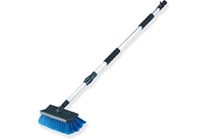 BOOTSKISTE KIT COMPOSTO DA SPAZZOLONE CON ASTA TELESCOPICA - DIAMETRO 19 - 22,6 mm - lunghezza 100 =180 cm - MODELLO A