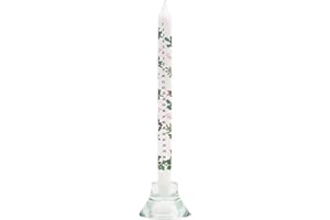 Alison Gardiner Holly and The Ivy Advent Taper Candle – Unscented Wax Christmas Countdown Candle, 10hr Burn Time, Festive Design, Handmade in England – Table Centrepiece