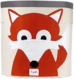 3 Sprouts UBNFOX Aufbewahrungskorb Fuchs, mehrfarbig