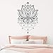 Produktbild Lotus Wandtattoos Vinyl Wandtattoos Mandala Wandtattoos Yoga Studio Decals Home Aufkleber Decals Lotus Wandtattoos Wandtattoos Aufkleber Home Gardening Violet 84x57cm