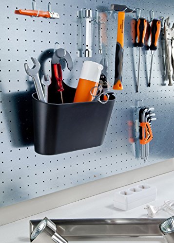 Wohnideenshop Duschkorb mit Haken zum Einhängen hellblau und 15 anderen Farben zum auswählen - 6