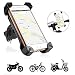 Produktbild Fahrrad Motorrad Handyhalterung, TTMOW Universal Handy Halterung, Outdoor Fahrradhalterung Lenker Handy-Halter, 360° Drehbare Anti-Shake (Schwarz)