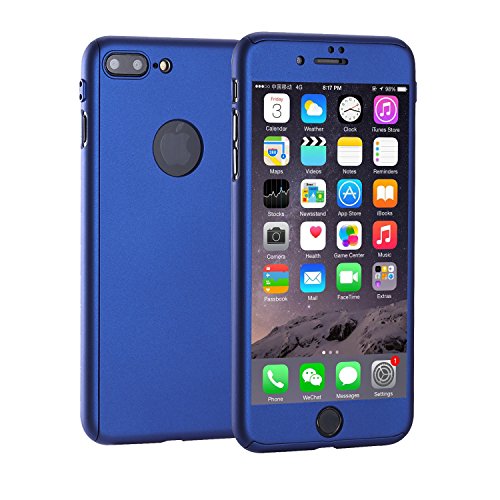 Dreamer-Z Funda de m vil Iphone7 360 grados paquete s lido con un agujero para Iphone 7 Azul Marino reviews Dreamer-Z Funda de m vil Iphone7 360 grados paquete s lido con un agujero para Iphone 7 Azul Marino