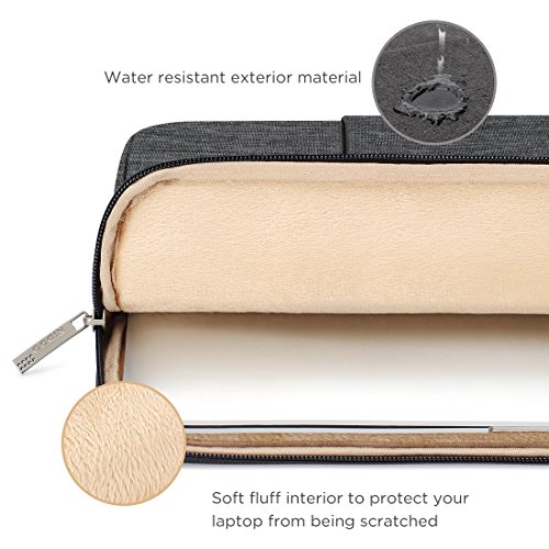 NIDOO 13 3 Zoll Wasserdicht Laptop Sleeve Case Laptoph  lle Notebook H  lle Tasche f  r 13  MacBook Pro Air   13 3  Samsung Notebook 9 Pro   2017 Neu 