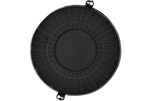 AllSpares Filtre à charbon pour hottes aspirantes - Adapté pour AEG-Electrolux 9029793610 / E3CFT48 / EHFC48, Whirlpool 48400008783 / AMC037, Type 48, Candy 49027157, Elica F00572, mod. 48 (Ø160mm)