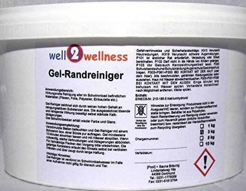 Preisvergleich Produktbild well2wellness Schwimmbadreiniger / Poolreiniger - Gel-Randreiniger 3,0 kg