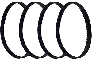 TUZUK GT2 correa dentada de goma de circuito cerrado 2GT 6mm piezas de impresora 3D 400mm pieza de correa dentada - (4 piezas)