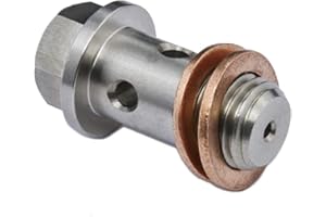 PrecisionGeek - Banjo Bolt M12 x 1.5mm - 2mm Restrictor - Turbo Oil Feed Replacement 3/6/Speed