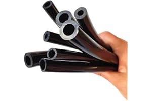 DEJIN Manguera Flexible De Silicona Negra De 1 M, Resistente Al Calor, Tubo De Goma Suave for Bomba De Aire De Acuario Y Tanque De Combustible De Alta Presión(Id 40mm od 46mm)