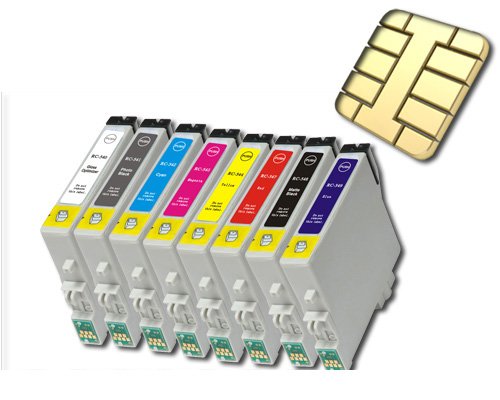 24 Druckerpatronen kompatibel für Epson R800