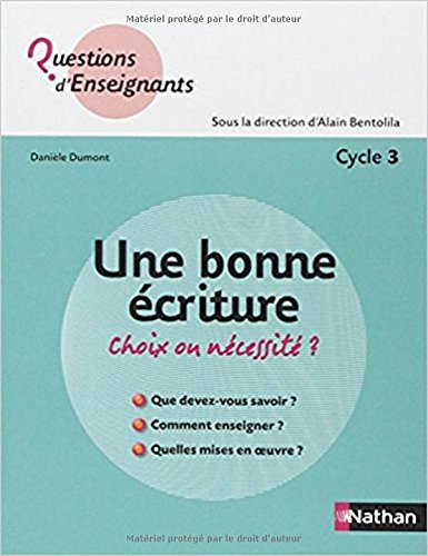 Download Une bonne écriture, choix ou nécessité Download Une bonne écriture, choix ou nécessité