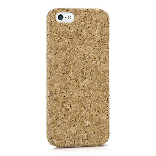 kwmobile Funda para Apple iPhone SE   5   5S - Carcasa Protectora de  Corcho  para tel  fono m  vil - Cover  Trasero  r  gido y Resistente