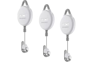 KIWI design Câble VR Management, 3 Packs Système de Gestion de Câble VR Compatible avec HTC Vive/HTC Vive Pro/Rift S/PlayStation/Microsoft Mr/Samsung Odyssey VR Accessoires (Blanc 3pc)