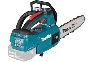Makita DUC 254 Z 18 V Brushless Akku Kettensäge 25 cm Solo - ohne Akku und Ladegerät, Blau, Silber