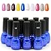 Candy Lover Soak Off Gel Nail Polish 8ml 10colors+Base+Top Environmental Colors Kits set #05
