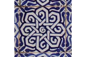Casa Moro | azulejo marroquí Farah 10x10 cm artísticamente pintado a mano | artesanía de Marruecos | FL7050