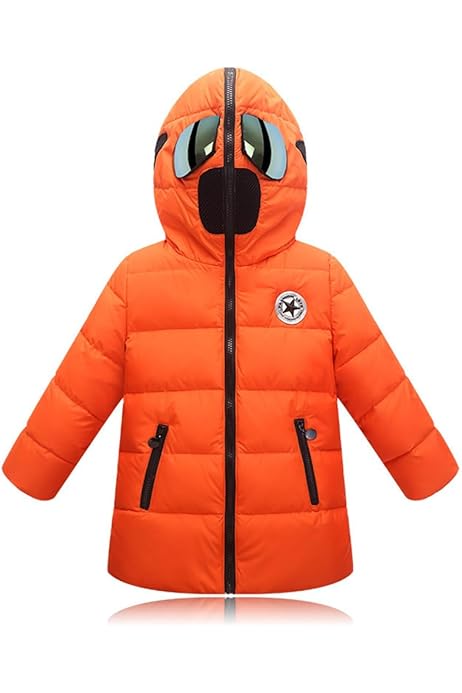 Doudoune Fille Hiver Doudoune Hiver Enfant Fille MAEAU - Parka Matelassé Coton - Capuche Et Nœud Papillon - 1 à 5 Ans - Coupe-vent Chaud Manteau Fille Hiver