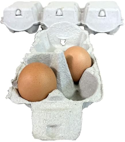 60 Contenitori Portauova In Carta Riciclata - Per 6 Uova, Colorati E Ecologici - Foto 9