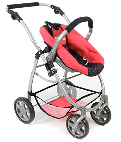 Bayer Chic 2000 637 11 - 3 in 1 Combi EMOTION ALL IN, Dots, Blue/Coral