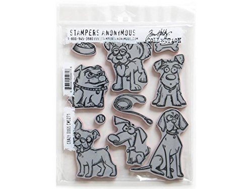 Stempel Anonymous cms271 Tim Holtz selbst Stempeln, mehrfarbig, 7 x 21,6 cm