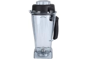Petyoung Pièces de Récipient de Mélangeur Claires - Accessoires pour Tasse de Mélangeur de Fruits avec Couvercle de Lame Adapté pour Vitamix