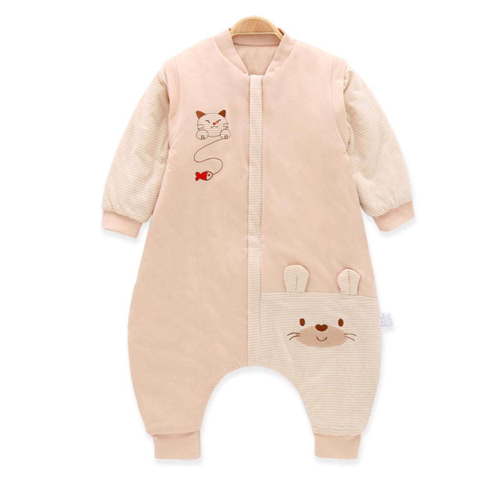 Saco de dormir para bebé con piernas divididas, pijama para niños