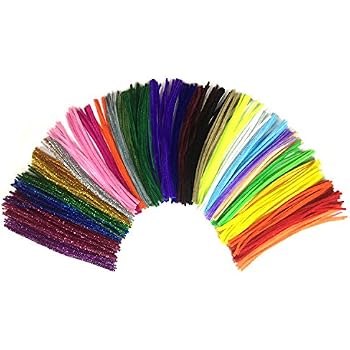 350 Tiges Chenille Colorées ITYOOS - Cure-Pipes + Yeux + Pompons Pour DIY | 30cm, Multicolore