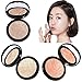 Ayliss Illuminator Powder Highlighting Face Powder Vivid Baked Highlighter Cosmetic with Mirror,02