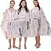 VWH Hair Cut Hairdressing Barbers Gown Cape Perfect For Hair Cutting (black)