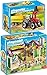 Produktbild PLAYMOBIL® Country 2er Set 70131 70132 Riesentraktor mit Anhänger + Großer Bauernhof mit Silo