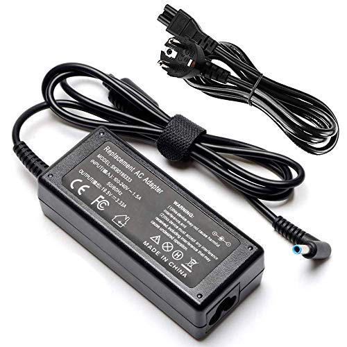 19.5V 3.33A 65W/45W Fuente de alimentación de CA Adaptador Cargador para HP Stream Reemplazo Chromebook 14, PC portátil HP Pavilion 15, Ajuste 709985-001 710412-001 714657-001