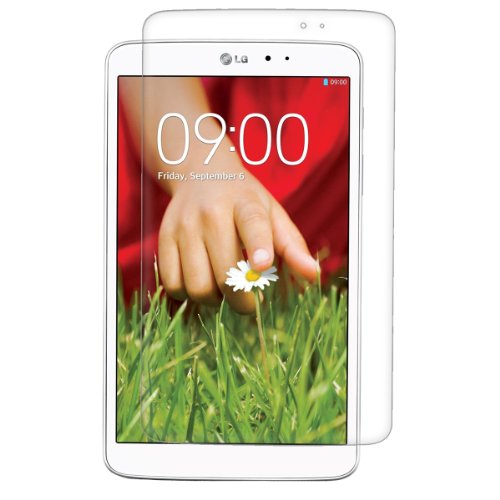 3in1 Set: kwmobile Hülle für LG G Pad 8.3 HD – 360° Standfunktion Case Tablet Schutzhülle Kunstleder – Smart Cover Tabletcase Grün + Folie, kristallklar + Stylus, Schwarz - 9