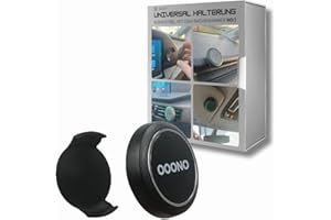 GELITY Halterung passend für Ooono Co-Driver No.1 Radarwarner/Armaturenbrett, Lüftungsgitter, Sonnenblende etc. / inkl. 3M Klebepad Blitzerwarner (passend für Ooono Co-Driver No.1)