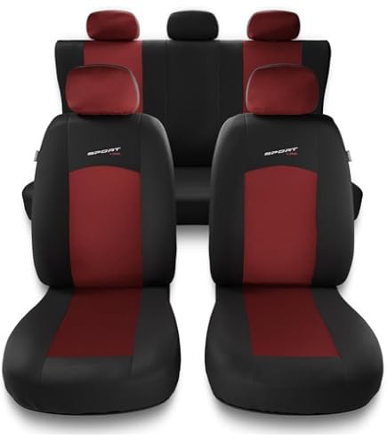 Housses De Sièges Universelles Pour Audi A4 (B5 à B9) - Noir, Similicuir, 2XL-B - Faciles à Nettoyer - Neuf