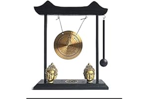 JUANXIAN Zen Art Brass Feng Shui Desktop Buddha Gong W Free Mxsabrina Red String Bracelet W1639