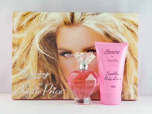 Katie Price Stunning Eau De Parfum 100 ml Gift Set for Women Bath Gel 100 ml