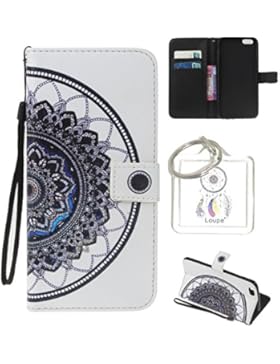 für Huawei P8 Lite Hülle Brieftasche Schutzhülle, Malerei PU Lederhülle Flip Hülle im Bookstyle Cover Schale Stand...