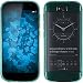 Produktbild PhoneNatic Case für Yota Yotaphone 2 Hülle Silikon türkis transparent Cover Yotaphone 2 Tasche + 2 Schutzfolien