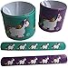 Produktbild Carpeta® - 8 x Einhorn Schnapparmbänder  Mitgebsel  Klatscharmband  Unicorn Party  Regenbogen-Einhorn  Kindergeburtstag