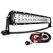 Produktbild Mictuning Lichtbalken 56/81/107/127 cm, 120/180/240/288 W CREE LED Strahler-Flutlicht-Kombination, Lichtleiste, Offroad-Lampe mit 3,7 m Kippschalter-Verkabelungsset