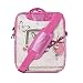 Produktbild TaylorHe Tablet Tasche mit Zubehörfach Schultertasche Umhängetasche für iPad / 8" - 11" Tablet Hund, rosa