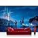 Produktbild Vlies Fototapete 152.5x104cm PREMIUM PLUS Wand Foto Tapete Wand Bild Vliestapete - Kindertapete Tapete Disney Princesses Disney Cinderella Schloss Pferde Kutsche blau - no. 2244