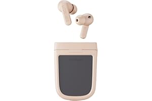 Urbanista Phoenix Écouteurs sans Fil par l'Énergie Solaire avec Durée de Lecture Infinie, Suppression du Bruit Active Hybrides, Bluetooth Multipoint, Étui de Chargement Auto-Rechargeable, Rose Désert