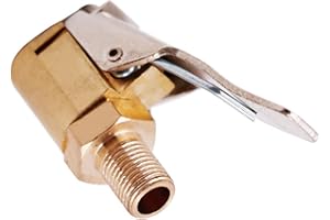 KEENSO Uchwyt Pneumatyczny do Opon, Adapter do Dyszy Gwintowanej Pompy Powietrza w Samochodzie Wydajna, Wszechstronna, Solidna Dysza Gwintowana do Samochodów, Rowerów i Motocykli