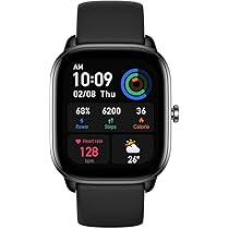 Amazfit GTS 4 Mini-Smartwatch mit integrierter 24-Stunden  