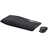 Logitech MK850 Kablosuz Performans Klavye Mouse Seti, Avu&ccedil; İ&ccedil;i Destekli Klavye, Kıvrımlı Mouse, &Ccedil;oklu Cihaz &Ouml;zelliği, 10 m Ku