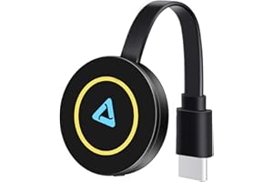 QIDUHUQI Miracast Dongle, Wireless HDMI Display Adapter, Compatible i-Phone/i-Pad/Android/i-OS para Monitor/Proyector Soporta Miracast, DLNA, Airplay-