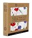 Organic Muslin Swaddle Blanket - Margaux & May - X Large Swaddling Blankets - Poppies & Corn Flowers