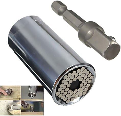 Universal Socket Wrench Ratchet Type Gator Grip Repair Tool 7-19 mm