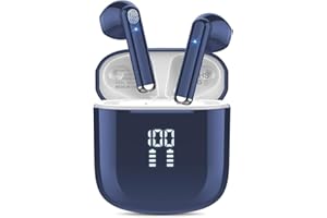 DBASNE Ecouteur Traducteur Instantané, Bluetooth 5.4 Ecouteurs sans Fil AI Traduction Vocale Instantanée, 164 Langues et 7 Modes de Traduction, ENC Réduction Antibruit Mic Casque pour Voyage/Affaires/Études